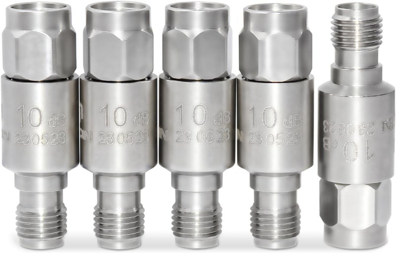 UU TOJOIN SMA Male to Female Attenuator, DC to 8GHz, 50Ohm, 2W, 10dB, 5PCS - Image 4